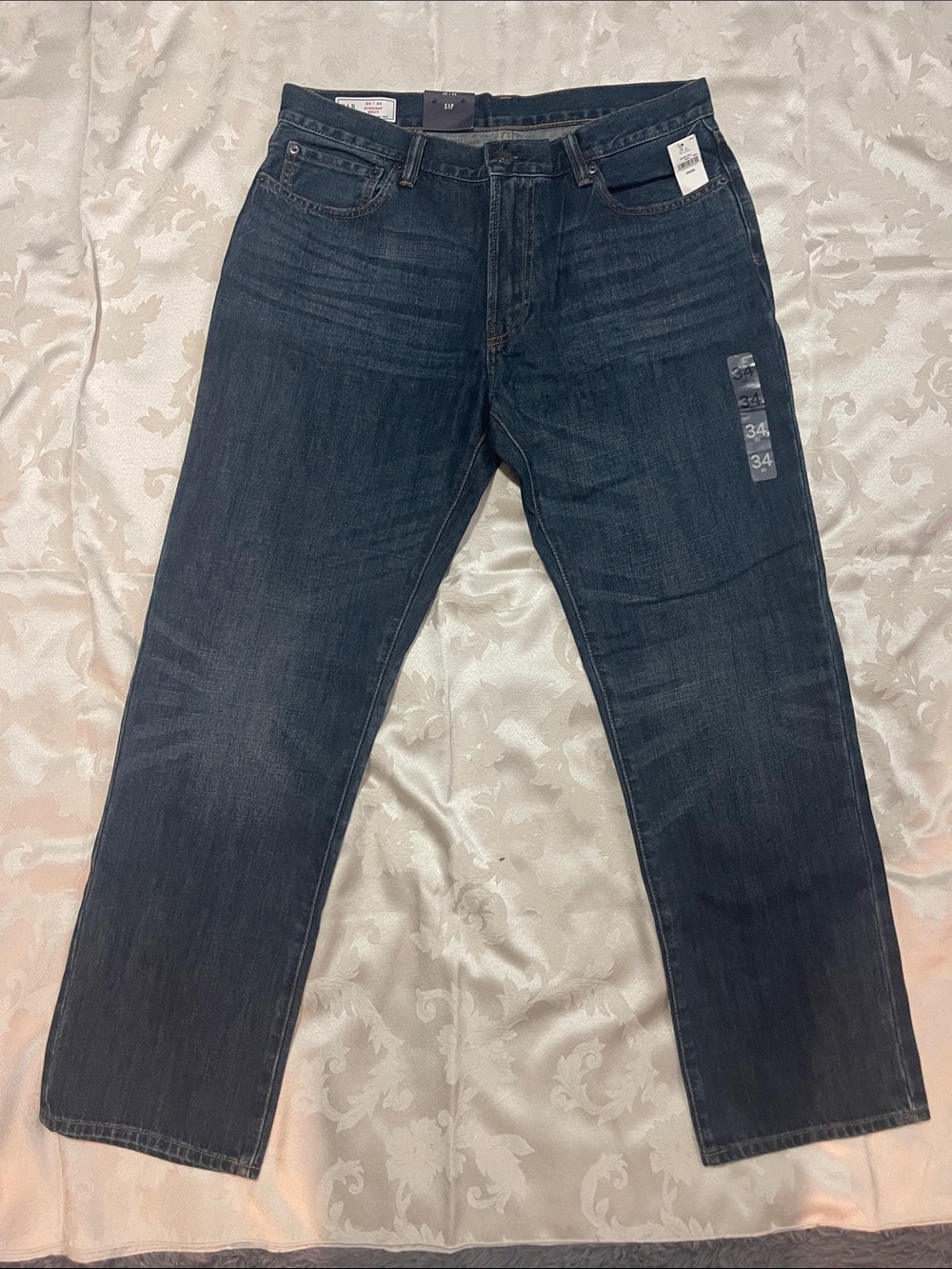 GAP Men's Dark Blue Straight Jeans